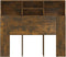 vidaXL - Hoofdbordkast - 120x19x103,5 - cm - gerookt - eikenkleurig