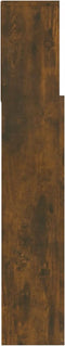 vidaXL - Hoofdbordkast - 120x19x103,5 - cm - gerookt - eikenkleurig