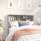vidaXL - Hoofdbordkast - 120x19x103,5 - cm - grijs - sonoma - eikenkleurig