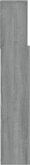 vidaXL - Hoofdbordkast - 120x19x103,5 - cm - grijs - sonoma - eikenkleurig
