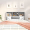 vidaXL - Hoofdbordkast - 120x19x103,5 - cm - grijs - sonoma - eikenkleurig