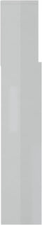 vidaXL - Hoofdbordkast - 120x19x103,5 - cm - hoogglans - wit