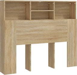 vidaXL - Hoofdbordkast - 120x19x103,5 - cm - sonoma - eikenkleurig