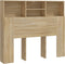 vidaXL - Hoofdbordkast - 120x19x103,5 - cm - sonoma - eikenkleurig