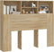 vidaXL - Hoofdbordkast - 120x19x103,5 - cm - sonoma - eikenkleurig