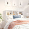 vidaXL - Hoofdbordkast - 120x19x103,5 - cm - wit