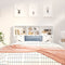vidaXL - Hoofdbordkast - 120x19x103,5 - cm - wit