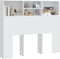 vidaXL - Hoofdbordkast - 120x19x103,5 - cm - wit