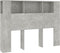 vidaXL - Hoofdbordkast - 140x18,5x104,5 - cm - betongrijs