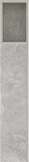 vidaXL - Hoofdbordkast - 140x18,5x104,5 - cm - betongrijs