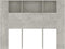 vidaXL - Hoofdbordkast - 140x18,5x104,5 - cm - betongrijs