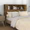 vidaXL - Hoofdbordkast - 140x18,5x104,5 - cm - gerookt - eikenkleurig