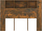 vidaXL - Hoofdbordkast - 140x18,5x104,5 - cm - gerookt - eikenkleurig