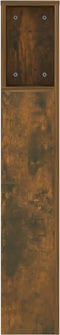 vidaXL - Hoofdbordkast - 140x18,5x104,5 - cm - gerookt - eikenkleurig