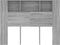 vidaXL - Hoofdbordkast - 140x18,5x104,5 - cm - grijs - sonoma - eikenkleurig