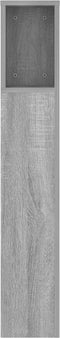 vidaXL - Hoofdbordkast - 140x18,5x104,5 - cm - grijs - sonoma - eikenkleurig