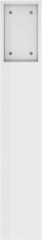 vidaXL - Hoofdbordkast - 140x18,5x104,5 - cm - hoogglans - wit