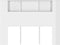 vidaXL - Hoofdbordkast - 140x18,5x104,5 - cm - hoogglans - wit