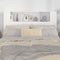 vidaXL - Hoofdbordkast - 140x18,5x104,5 - cm - hoogglans - wit