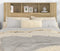 vidaXL - Hoofdbordkast - 140x18,5x104,5 - cm - sonoma - eikenkleurig