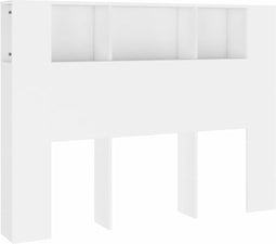 vidaXL - Hoofdbordkast - 140x18,5x104,5 - cm - wit