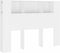 vidaXL - Hoofdbordkast - 140x18,5x104,5 - cm - wit