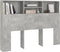 vidaXL - Hoofdbordkast - 140x19x103,5 - cm - betongrijs