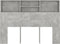 vidaXL - Hoofdbordkast - 140x19x103,5 - cm - betongrijs