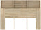 vidaXL - Hoofdbordkast - 140x19x103,5 - cm - bruin - eikenkleur