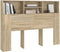 vidaXL - Hoofdbordkast - 140x19x103,5 - cm - bruin - eikenkleur