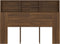 vidaXL - Hoofdbordkast - 140x19x103,5 - cm - bruin - eikenkleur