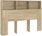 vidaXL - Hoofdbordkast - 140x19x103,5 - cm - bruin - eikenkleur