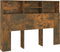 vidaXL - Hoofdbordkast - 140x19x103,5 - cm - gerookt - eikenkleurig