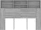 vidaXL - Hoofdbordkast - 140x19x103,5 - cm - grijs - sonoma - eikenkleurig