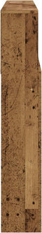 vidaXL - Hoofdbordkast - 140x19x103,5 - cm - oud - houtkleurig