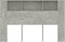 vidaXL - Hoofdbordkast - 160x18,5x104,5 - cm - betongrijs