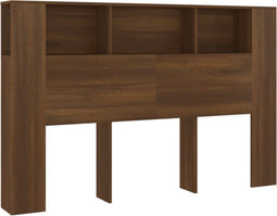vidaXL - Hoofdbordkast - 160x18,5x104,5 - cm - bruin - eikenkleur