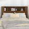 vidaXL - Hoofdbordkast - 160x18,5x104,5 - cm - bruin - eikenkleur