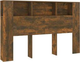vidaXL - Hoofdbordkast - 160x18,5x104,5 - cm - gerookt - eikenkleurig