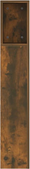 vidaXL - Hoofdbordkast - 160x18,5x104,5 - cm - gerookt - eikenkleurig