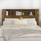 vidaXL - Hoofdbordkast - 160x18,5x104,5 - cm - gerookt - eikenkleurig