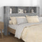 vidaXL - Hoofdbordkast - 160x18,5x104,5 - cm - grijs - sonoma - eikenkleurig