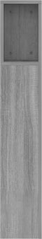 vidaXL - Hoofdbordkast - 160x18,5x104,5 - cm - grijs - sonoma - eikenkleurig
