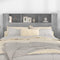 vidaXL - Hoofdbordkast - 160x18,5x104,5 - cm - grijs - sonoma - eikenkleurig