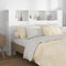 vidaXL - Hoofdbordkast - 160x18,5x104,5 - cm - hoogglans - wit