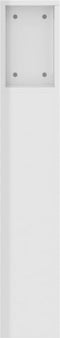 vidaXL - Hoofdbordkast - 160x18,5x104,5 - cm - hoogglans - wit