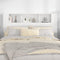 vidaXL - Hoofdbordkast - 160x18,5x104,5 - cm - hoogglans - wit