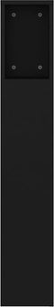 vidaXL - Hoofdbordkast - 160x18,5x104,5 - cm - zwart