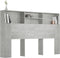 vidaXL - Hoofdbordkast - 160x19x103,5 - cm - betongrijs