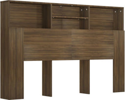 vidaXL - Hoofdbordkast - 160x19x103,5 - cm - bruin - eikenkleur